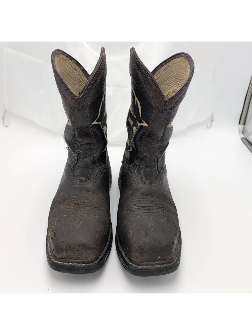 Ariat WorkHog VentTEK Composite Toe Pull-On Work Boots Men's 9D Black EH ASTM
